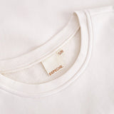 Emily sweatshirt med broderi / 100226 - Off White - DEPECHE