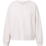Emily sweatshirt med broderi / 100226 - Off White - DEPECHE