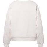 Emily sweatshirt med broderi / 100226 - Off White - DEPECHE