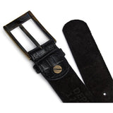 Fashion Favourites croco bælte i skind / 17140 - Black croco - DEPECHE