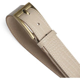 DEPECHE Fashion Favourites croco bælte i skind Belt 325 Sand Croco
