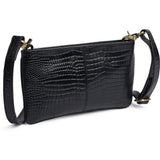 Fashion Favourites croco clutch i skind / 17132 - Black croco - DEPECHE