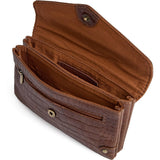 DEPECHE Fashion Favourites croco pung i skind Purse / Credit card holder 326 Cognac Croco