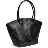 Fashion Favourites croco shopper i skind / 17112 - Black Croco - DEPECHE