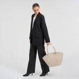 DEPECHE Fashion Favourites croco shopper i skind Shopper 325 Sand Croco