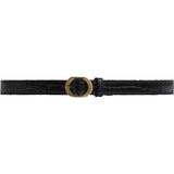 Fashion Favourites croco smalt bælte / 17138 - Black croco - DEPECHE
