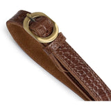 DEPECHE Fashion Favourites croco smalt bælte Belts 326 Cognac Croco