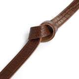 DEPECHE Fashion Favourites croco smalt bælte Belts 326 Cognac Croco