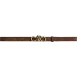 DEPECHE Feminint ruskindbælte med spænde Belt 015 Brown