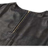 Fia skindkjole / 51354 - Black - DEPECHE