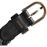 DEPECHE Flettet bælte Belt 099 Black