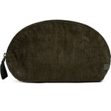Fløjl makeup taske / 16710 - Army Green - DEPECHE