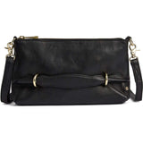 DEPECHE Golden Chic clutch i kalveskind Clutch 099 Black