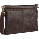 Hair - on skind clutch / 16798 - Dark brown - DEPECHE