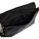 Hair - on skind clutch / 16798 - Jet Black - DEPECHE