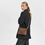 Hair - on skind clutch / 16798 - Walnut - DEPECHE