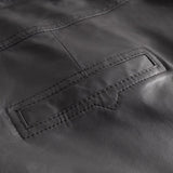 HW Regular fitting Boa læderbukser / 51142 - Antracit - DEPECHE