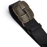 Jeansbælte / 17410 - Black/Brass - DEPECHE