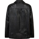 Depeche leather wear Jila Biker Blazer Blazer 099 Black
