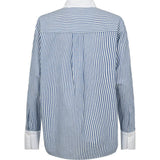 Karen stripe skjorte / 100416 - Blue Stripe - DEPECHE