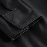 Depeche leather wear Kelly lang læderksjorte Dress 099 Black