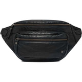Klassisk bumbag i blødt vasket læderkvalitet / 10354 - Black - DEPECHE