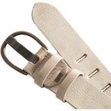 DEPECHE Klassisk jeans bælte i lækker skindkvalitet Belt 011 Sand