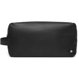 DEPECHE Klassisk kosmetiktaske i blødt læder Accessories 099 Black