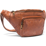 Klassisk must-have bumbag i skind / 13396 - Cognac - DEPECHE