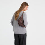 DEPECHE Klassisk must-have bumbag i skind Bumbag 068 Winter brown