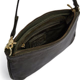 DEPECHE Klassisk skind skuldertaske Shoulderbag / Handbag 049 Army Green