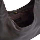 DEPECHE Klassisk skuldertaske i kalveskind Shoulderbag / Handbag 033 Mocca