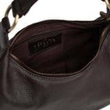 DEPECHE Klassisk skuldertaske i kalveskind Shoulderbag / Handbag 033 Mocca