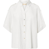 Depeche Clothing Kortærmet oversize Fay skjorte Shirt 001 White