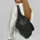 DEPECHE Læder bumbag Bumbag 099 Black