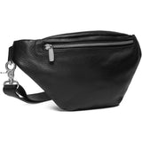 DEPECHE Læder bumbag i klassisk design Bumbag 099 Black