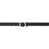 DEPECHE Læderbælte i klassisk look Belt 099 Black