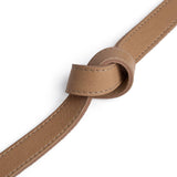 DEPECHE Læderbælte i klassisk look Belt 156 Camel