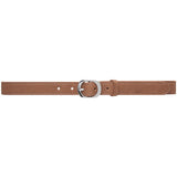 DEPECHE Læderbælte i klassisk look Belt 014 Cognac