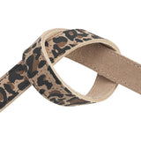 DEPECHE Læderbælte i klassisk look Belt 082 Leopard