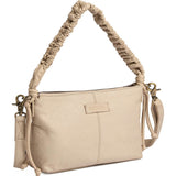 Lammeskinds crossover med rynket rem / 17088 - Vanilla - DEPECHE