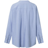 Langærmet oversize Fay skjorte / 100012 - Blue - DEPECHE