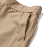 Depeche leather wear Lauren 7/8 dels skindbuks Pants 177 Cream
