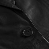 Leana tidsløs skindblazer / 51000 - Black - DEPECHE