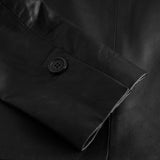 Leana tidsløs skindblazer / 51000 - Black - DEPECHE