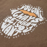 Liza bomulds t-shirt / 100412 - Khaki Washed - DEPECHE