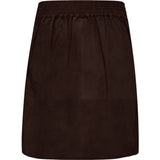 Lorina ruskindsnederdel / 51390 - Dusty brown - DEPECHE