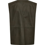 Depeche leather wear Lucindia skind vest Vest 054 Khaki