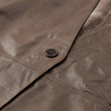 Lucindia skind vest / 51462 - Taupe - DEPECHE