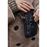 DEPECHE Mobiltaske i blødt vintage look skind Mobilebag 099 Black